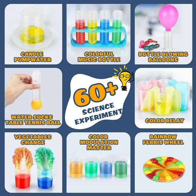 Science Kits for Kids 60+ Lab Experiments STEM Educational Toys Gifts for Boys Girls Age 5-12