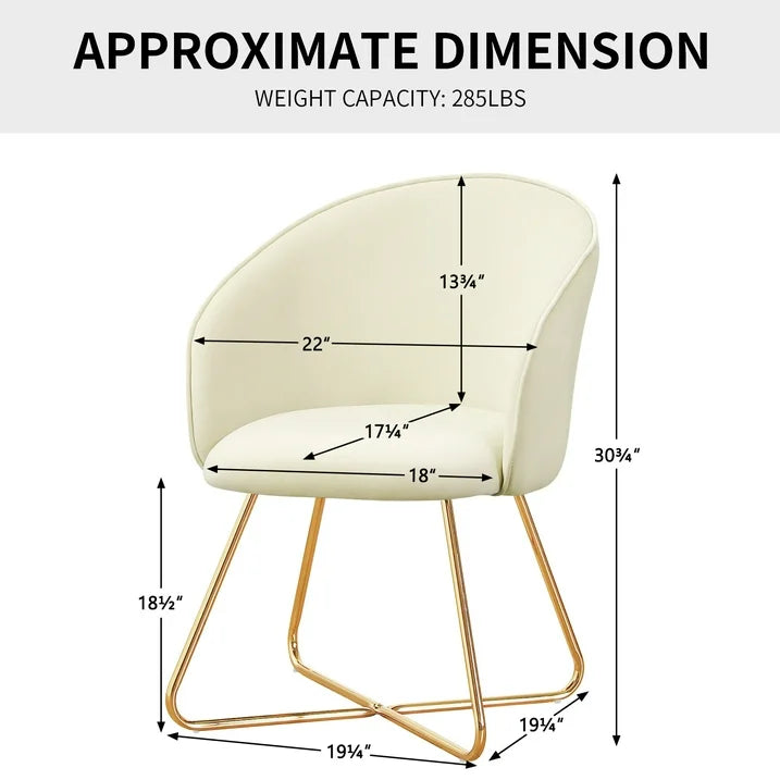 Khaki Mid Century Modern Living Room Leisure Lounge Accent Chair