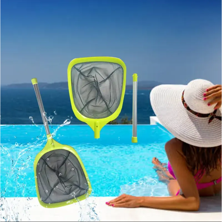 KGC Spa Hot Tub Pool Hand Leaf Skimmer Net with Deep Ultra Fine Mesh Netting for Finest Debris, Pond, Small Kid, Kiddie, Inflatable Pool