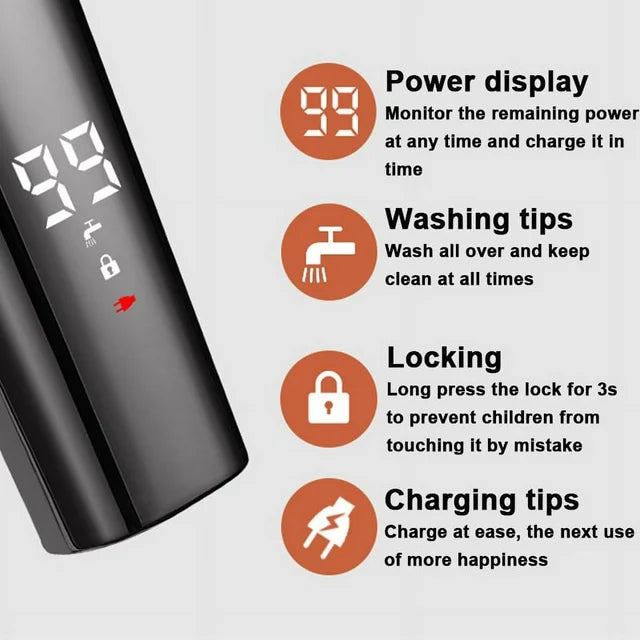 Beard Trimmer for Men Body Mustache Nose Hair Groomer Cordless Trimmer 6 in 1 Grooming Kit Waterproof USB Rechargeable