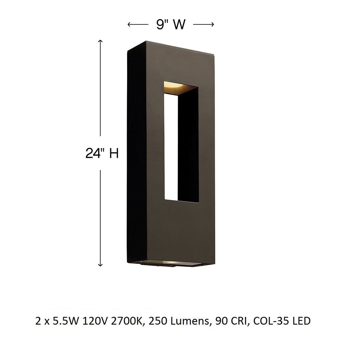Atlantis Outdoor Wall Sconce