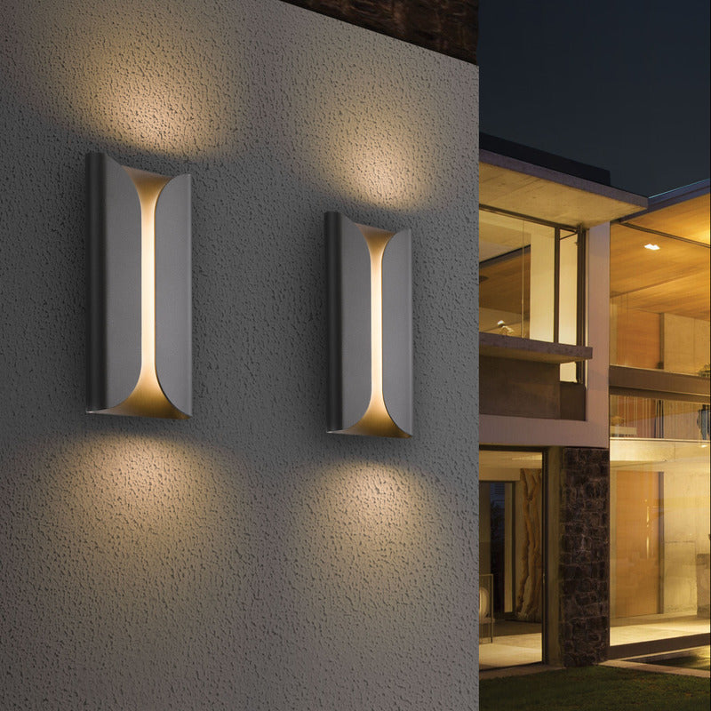 Inside-Out Folds Tall Wall Light