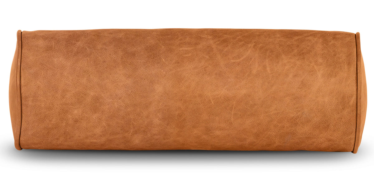 Napa Leather Bolster Pillow Set