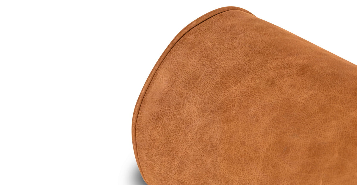 Napa Leather Bolster Pillow Set